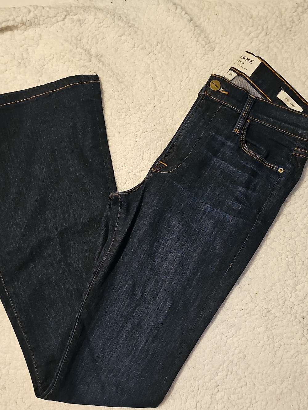 Frame Indigo Flare Denim Jeans